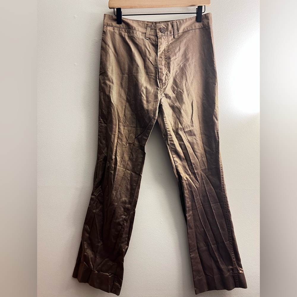 Sasson metallic straight pants vintage